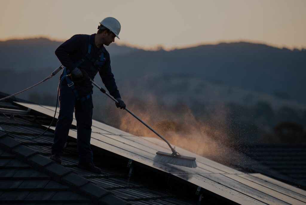 Pulizia pannelli fotovoltaici: quando serve davvero e come farla senza danni
